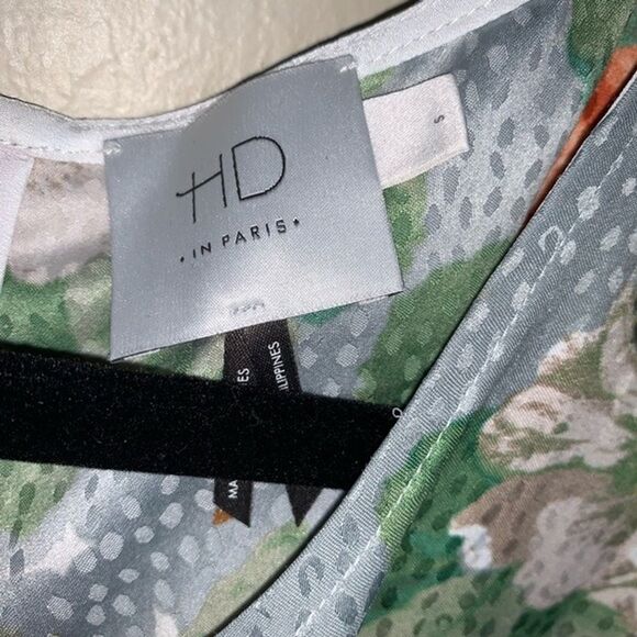 Anthropologie HD In Paris Bloomfield Floral Tee Blouse with Pockets Size S - Picture 4 of 7